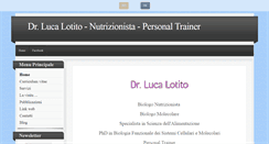Desktop Screenshot of lucalotitonutrizionista.com